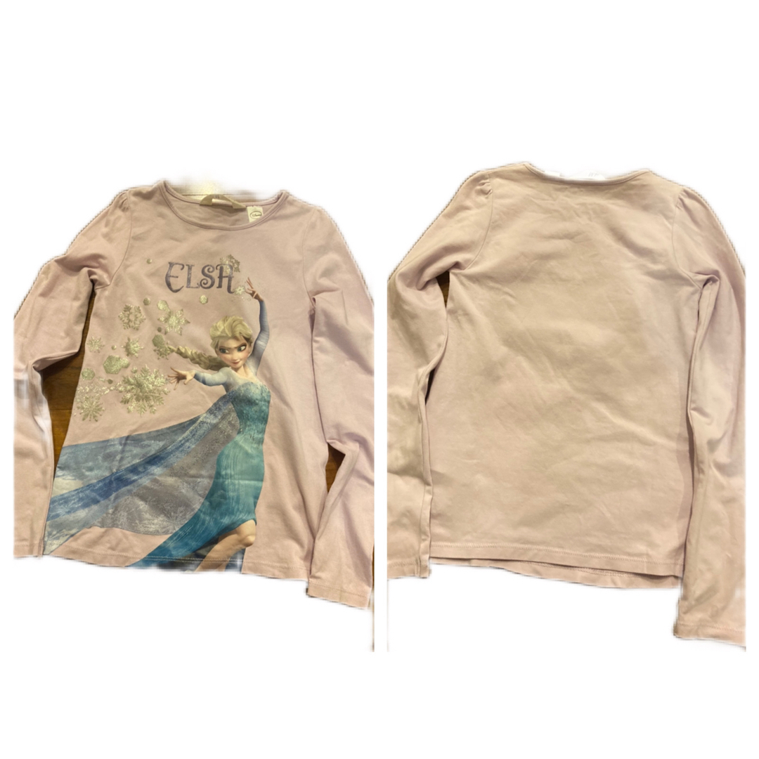 H&M(エイチアンドエム)のH＆M エイチアンドエム 長 長袖 Tシャツ 3枚組  130くらい 8-10y キッズ/ベビー/マタニティのキッズ服女の子用(90cm~)(Tシャツ/カットソー)の商品写真