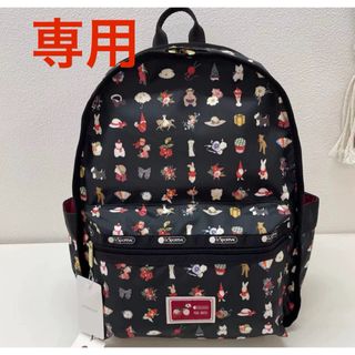 レスポートサック(LeSportsac)のレスポートサック　ピンクハウス　リュック　黒(リュック/バックパック)