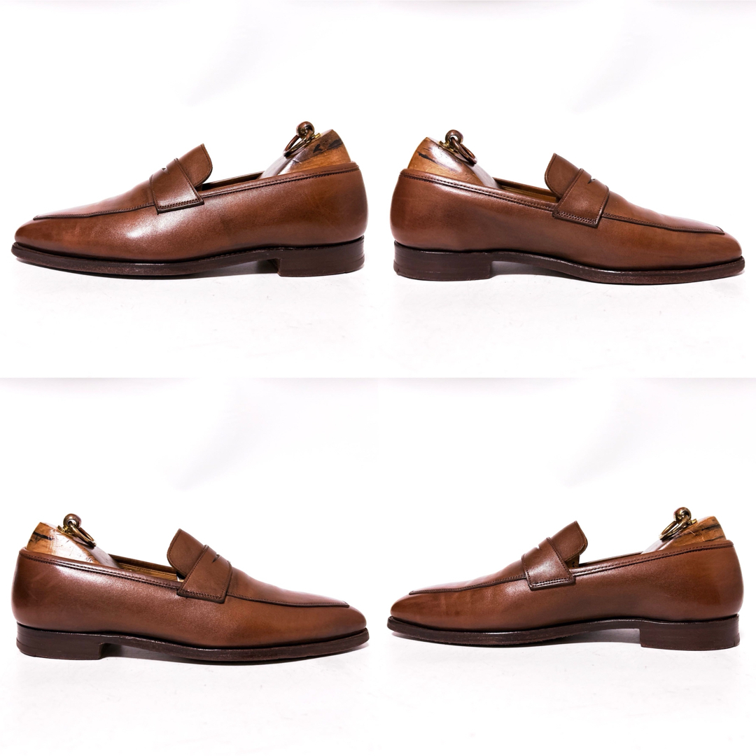 Crockett&Jones(クロケットアンドジョーンズ)の281.CROCKETT&JONES MERTON ペニーローファー 7E メンズの靴/シューズ(ドレス/ビジネス)の商品写真