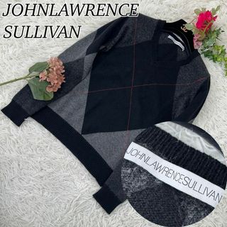 JOHN LAWRENCE SULLIVAN - ジョンローレンスサリバン メンズ Sサイズ ニット セーター Vネック 長袖