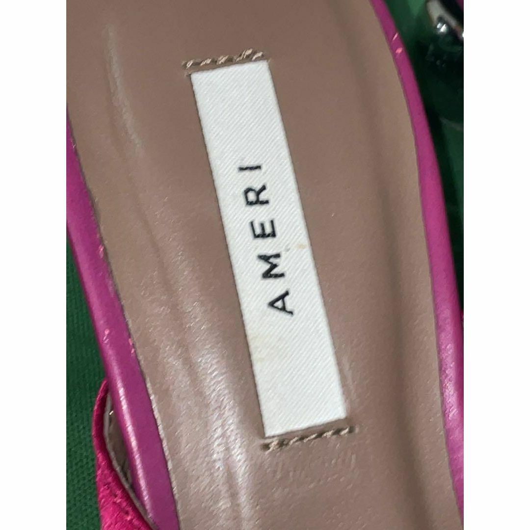 AMERI VINTAGE ヴィンテージ ボールヒール ビジューヒール ミュール レディースの靴/シューズ(ハイヒール/パンプス)の商品写真