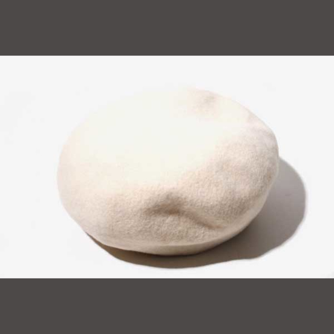 CA4LA(カシラ)のカシラ 日本製 ウール ベレー帽 帽子 WHITE ホワイト KUB01042 レディースの帽子(ハンチング/ベレー帽)の商品写真