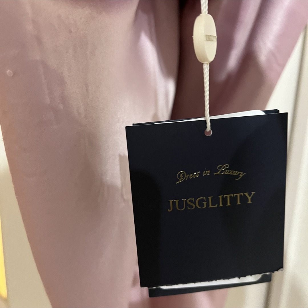 JUSGLITTY(ジャスグリッティー)のJUSGLITTY グラデレースタイトスカート　ピンク　新品未使用 レディースのスカート(ひざ丈スカート)の商品写真