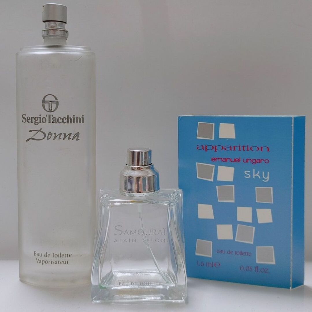 Sergio Tacchini(セルジオタッキーニ)の3点 サムライ 空ボトル セルジオ タッキーニ ドンナ トワレ 香水 50ml コスメ/美容の香水(その他)の商品写真