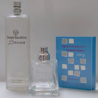 Sergio Tacchini - 3点 サムライ 空ボトル セルジオ タッキーニ ドンナ トワレ 香水 50ml