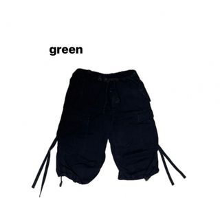 グリーン(green)のgreen  ショートパンツ 黒 ブラック カーゴパンツ(ショートパンツ)