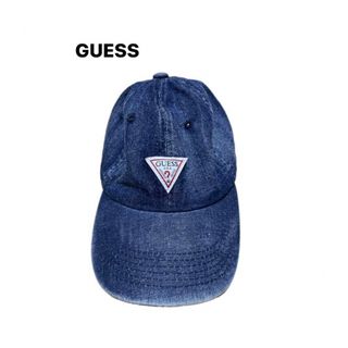 ゲス(GUESS)のGUESS デニム キャップ 帽子(キャップ)