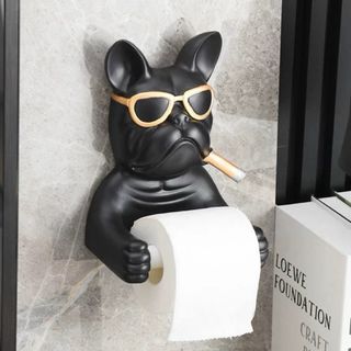 トイレットペーパーホルダー ブルドッグ バスルーム 犬型の通販 トイレットペーパーホルダー ブルドッグ バスルーム 犬型の通販
