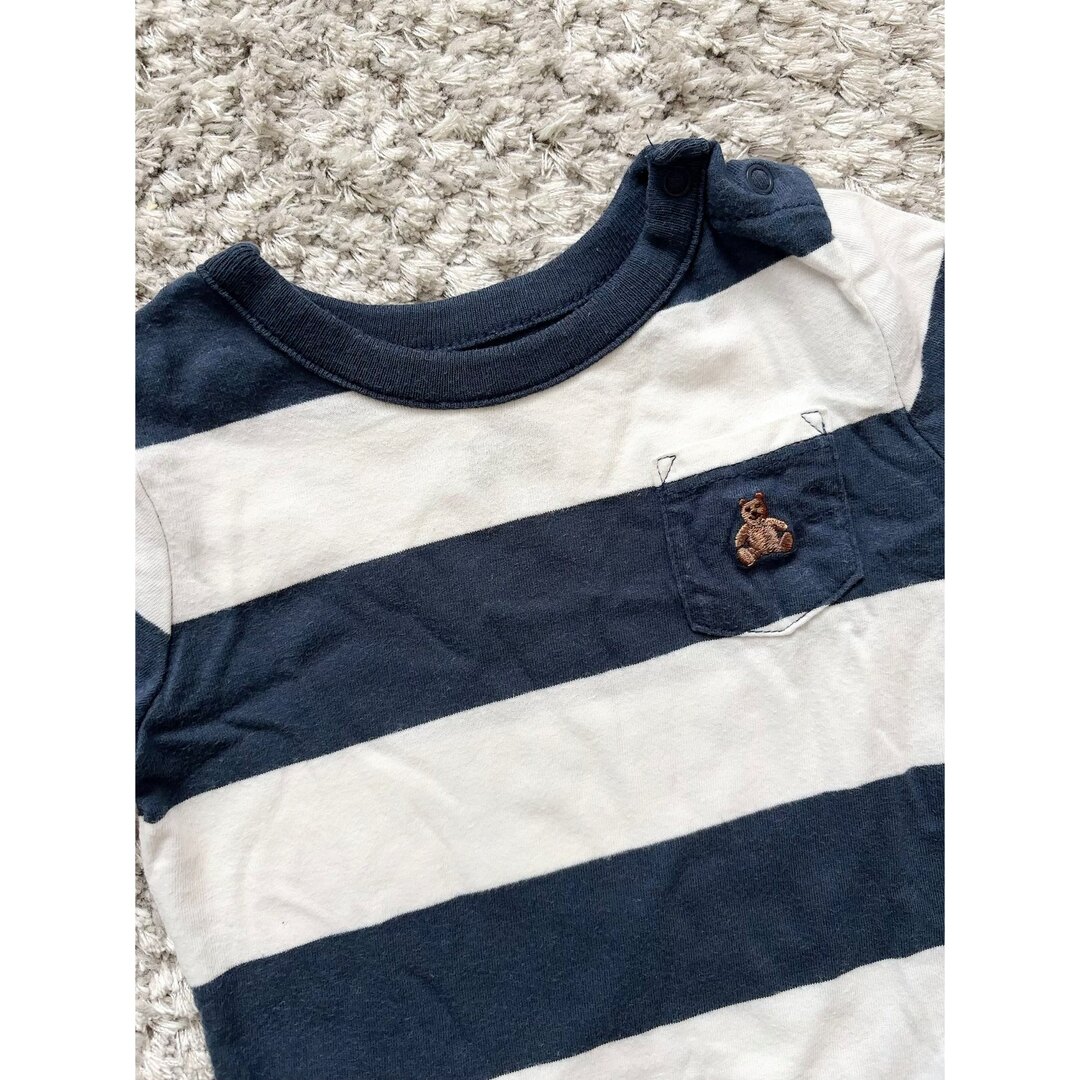 babyGAP(ベビーギャップ)のGap  半袖ロンパース　6-12M キッズ/ベビー/マタニティのベビー服(~85cm)(ロンパース)の商品写真