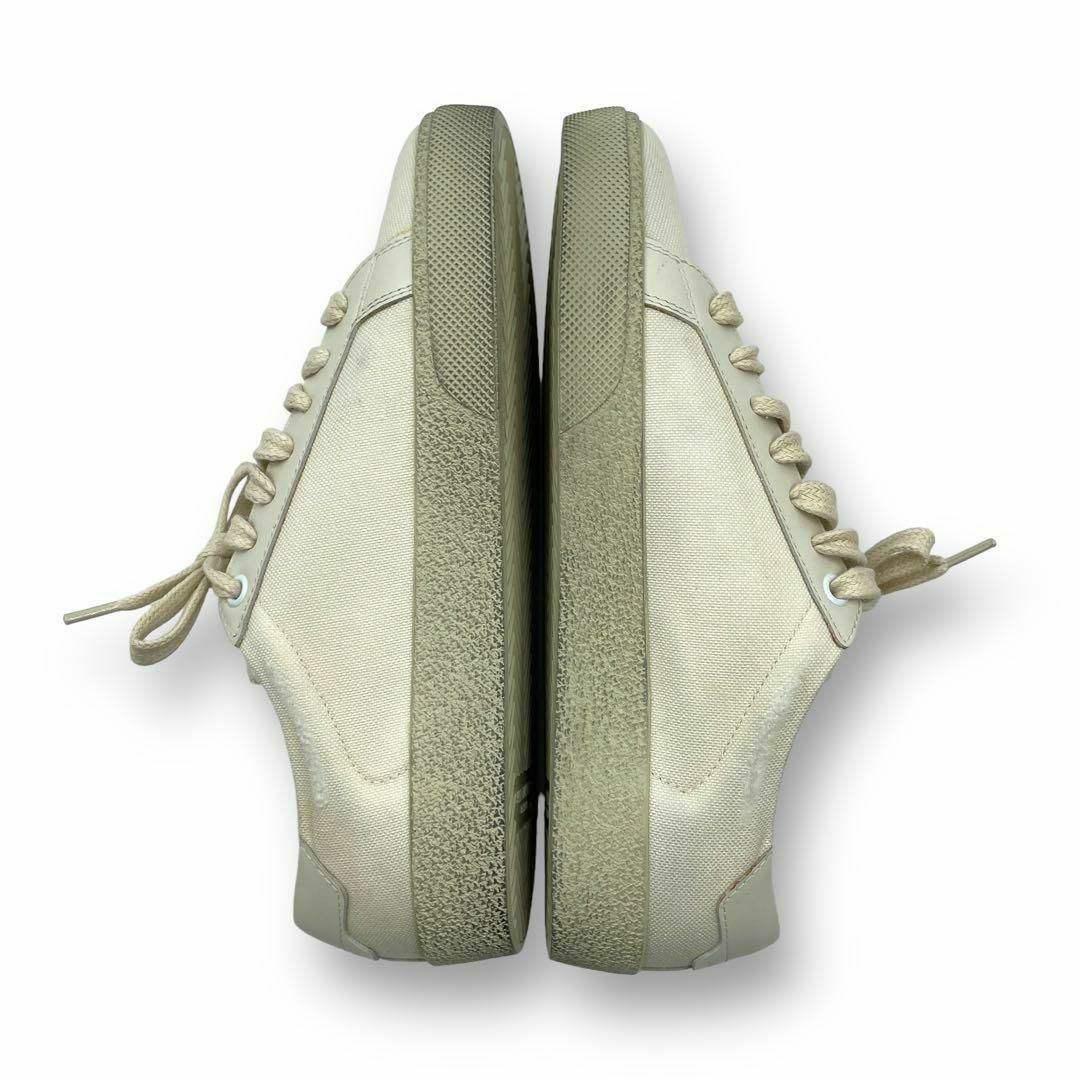 Saint Laurent(サンローラン)の美品 サンローラン スニーカー ロゴ キャンバス アイボリー 36表記 23㎝ レディースの靴/シューズ(スニーカー)の商品写真