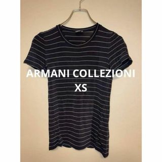 アルマーニ コレツィオーニ(ARMANI COLLEZIONI)のARMANI COLLEZIONI アルマーニ Tシャツ ボーダー イタリア製(Tシャツ(半袖/袖なし))