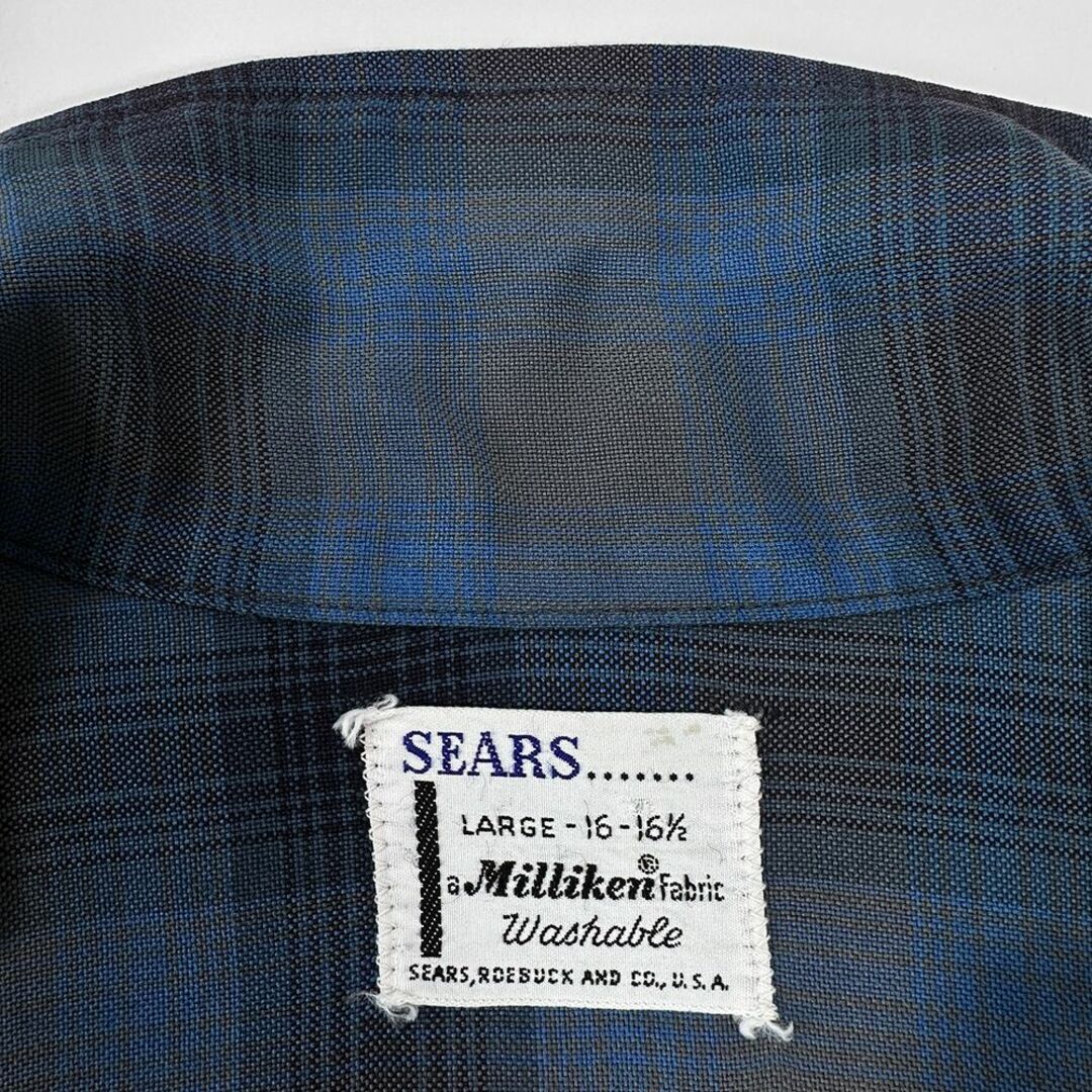 VINTAGE - 極上◎50s 60s ビンテージ◎美品 SEARS オンブレ VINTAGE - 極上◎50s 60s ビンテージ◎美品 SEARS オンブレ