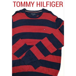 トミーヒルフィガー(TOMMY HILFIGER)の【美品】TOMMY HILFIGER(トミーヒルフィガー)メンズニット XL(ニット/セーター)