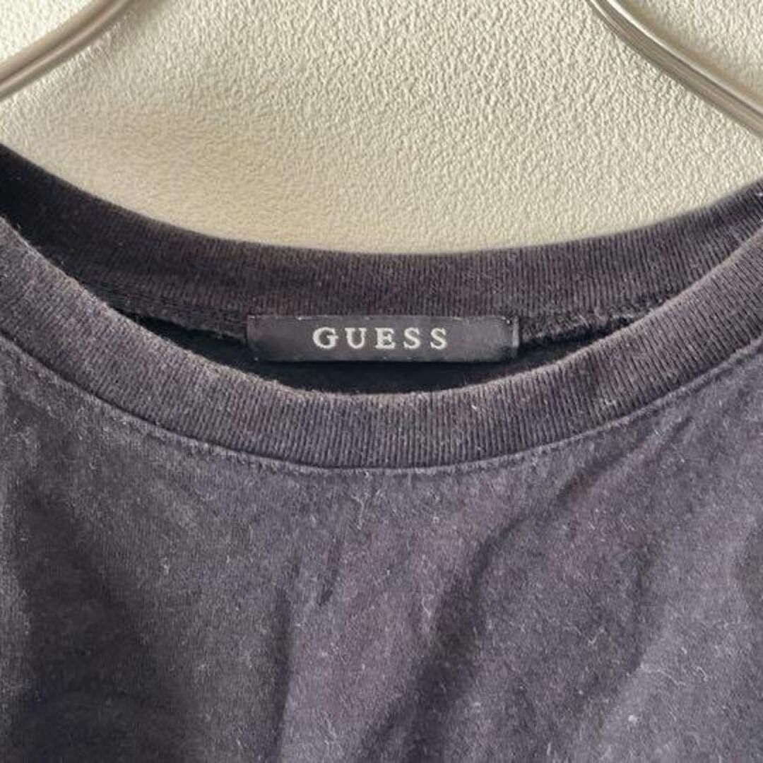 GUESS(ゲス)のGUESS ゲス Tシャツ ブラック プリント ビッグロゴプリント メンズ メンズのトップス(Tシャツ/カットソー(半袖/袖なし))の商品写真