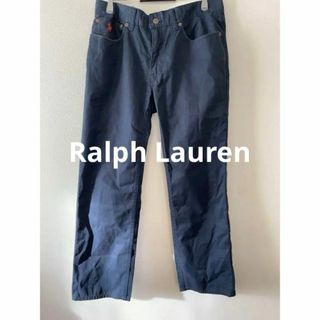 ポロラルフローレン(POLO RALPH LAUREN)のRalph Lauren ラルフローレン チノパン ネイビー ロゴ刺繍 90's(チノパン)