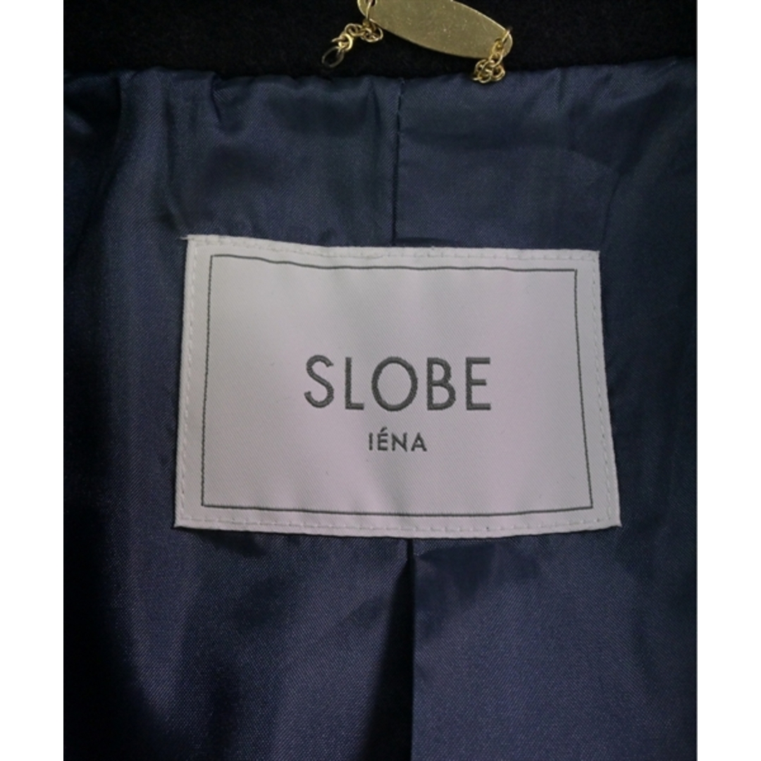 SLOBE IENA(スローブイエナ)のSLOBE IENA スローブイエナ チェスターコート 38(M位) 紺 【古着】【中古】 レディースのジャケット/アウター(チェスターコート)の商品写真