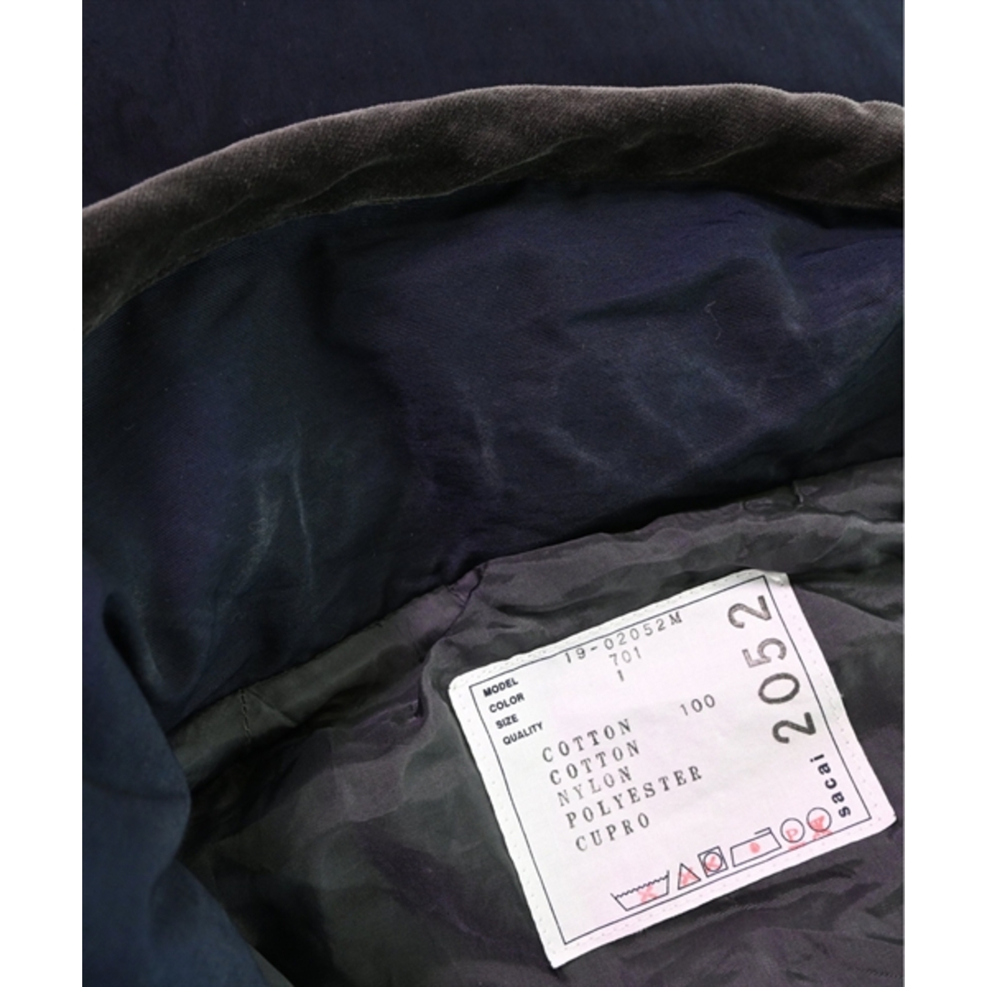 sacai(サカイ)のsacai サカイ ブルゾン（その他） 1(S位) 紺xエンジ等 【古着】【中古】 メンズのジャケット/アウター(その他)の商品写真