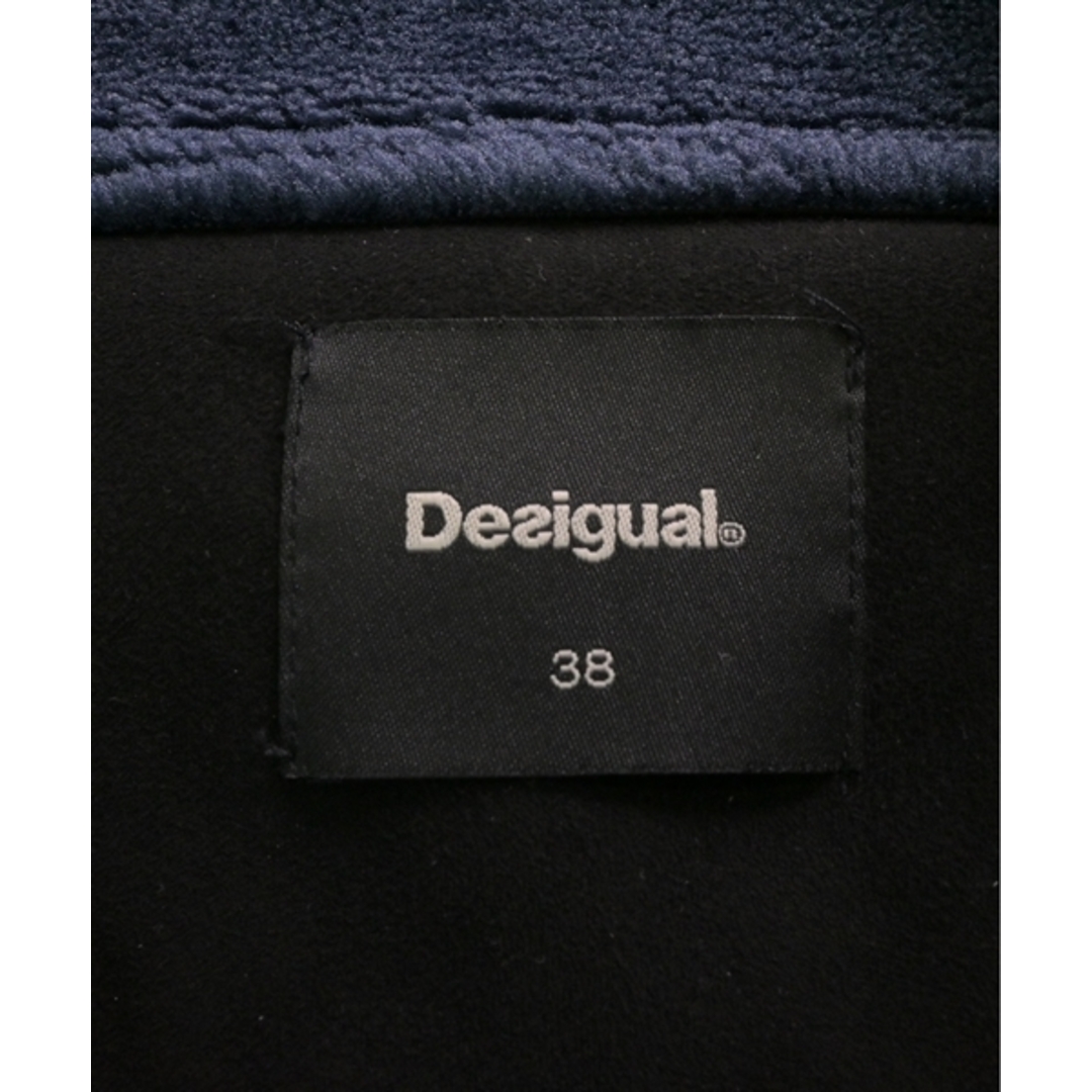 DESIGUAL(デシグアル)のDesigual デシグアル ブルゾン 38(M位) 黒x紺 【古着】【中古】 レディースのジャケット/アウター(その他)の商品写真