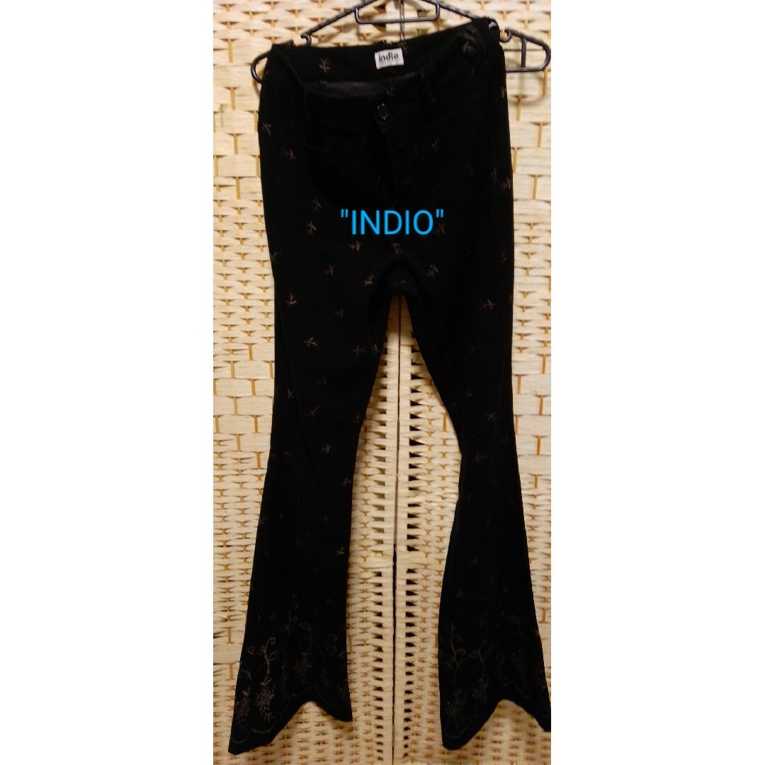 indio(インディオ)のレディーススラックスパンツ レディースのパンツ(カジュアルパンツ)の商品写真
