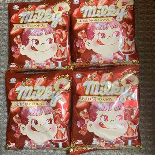 フジヤ(不二家)の不二家ミルキーあまおう苺のパルフェ　4袋(菓子/デザート)