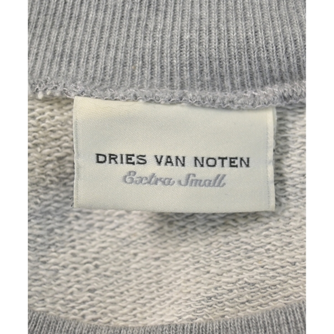 DRIES VAN NOTEN(ドリスヴァンノッテン)のDRIES VAN NOTEN ドリスヴァンノッテン スウェット XS グレー 【古着】【中古】 レディースのトップス(トレーナー/スウェット)の商品写真