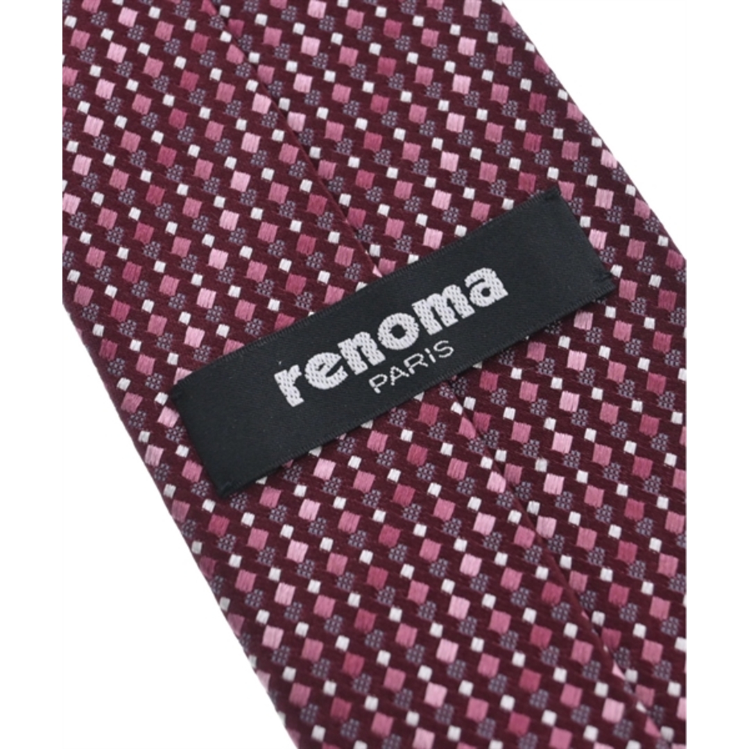 RENOMA(レノマ)のrenoma レノマ ネクタイ - エンジ等(総柄) 【古着】【中古】 メンズのファッション小物(ネクタイ)の商品写真