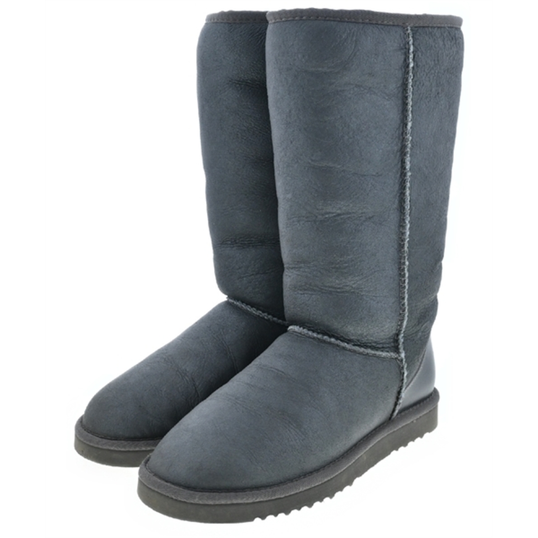 UGG AUSTRALIA(アグオーストラリア)のUGG australia ブーツ US7(24cm位) ダークグレー 【古着】【中古】 レディースの靴/シューズ(ブーツ)の商品写真