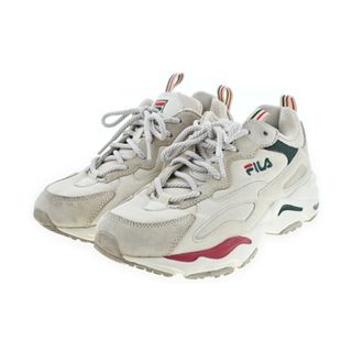 フィラ(FILA)のFILA フィラ スニーカー 22.5cm ベージュ 【古着】【中古】(スニーカー)