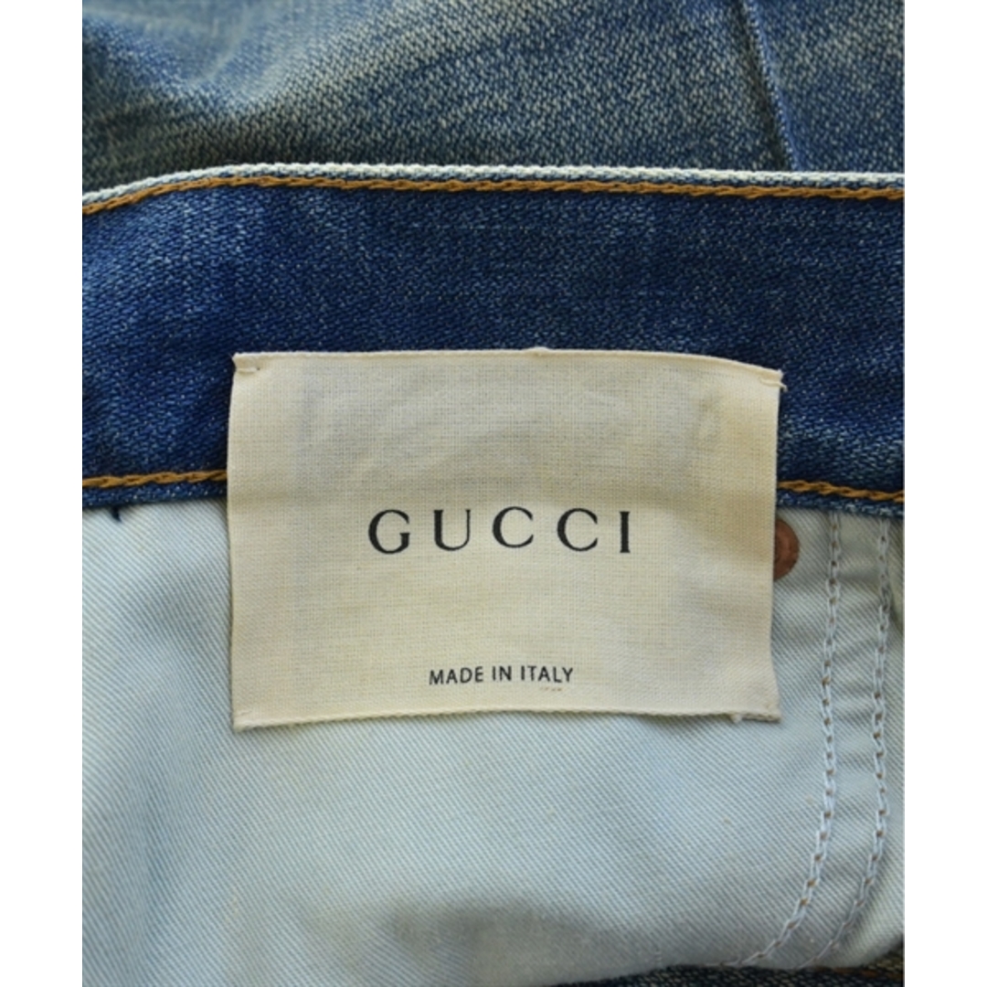 Gucci(グッチ)のGUCCI グッチ デニムパンツ 34(XL位) インディゴ(デニム) 【古着】【中古】 メンズのパンツ(デニム/ジーンズ)の商品写真