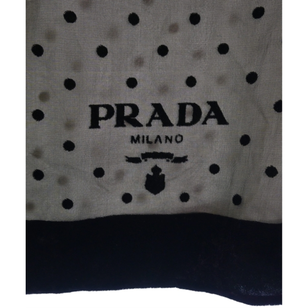 PRADA(プラダ)のPRADA プラダ ひざ丈スカート 38(S位) 黒(ドット) 【古着】【中古】 レディースのスカート(ひざ丈スカート)の商品写真