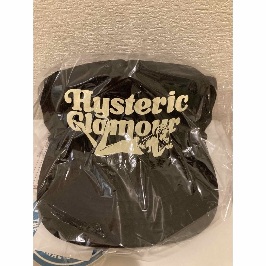 HYSTERIC GLAMOUR(ヒステリックグラマー)のHYSTERIC GLAMOUR(ヒステリックグラマー) キャップ　ブラック メンズの帽子(キャップ)の商品写真
