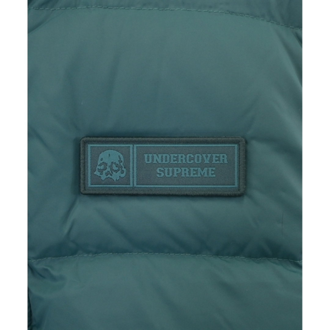 UNDERCOVER(アンダーカバー)のUNDER COVER ダウンジャケット/ダウンベスト L 青緑xこげ茶 【古着】【中古】 メンズのジャケット/アウター(ダウンジャケット)の商品写真