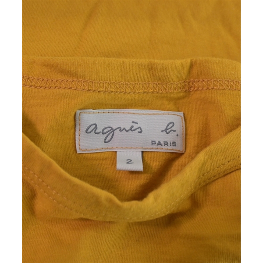 agnes b.(アニエスベー)のAgnes b. アニエスベー Tシャツ・カットソー 2(M位) 黄系 【古着】【中古】 レディースのトップス(カットソー(半袖/袖なし))の商品写真