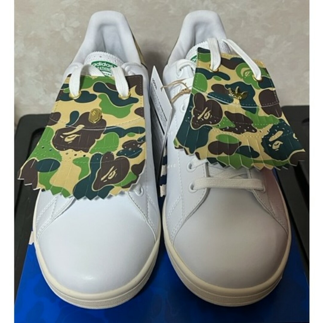 A BATHING APE(アベイシングエイプ)のA BATHING APE×adidasスタンスミス ゴルフ メンズの靴/シューズ(スニーカー)の商品写真