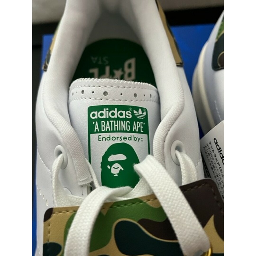 A BATHING APE(アベイシングエイプ)のA BATHING APE×adidasスタンスミス ゴルフ メンズの靴/シューズ(スニーカー)の商品写真