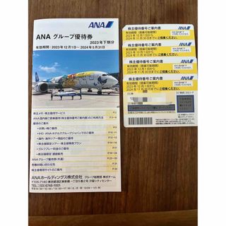 エーエヌエー(ゼンニッポンクウユ)(ANA(全日本空輸))のANA 株主優待　4枚(航空券)