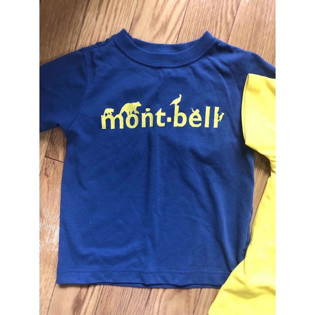 mont bell(モンベル)のmont-bell Tシャツ　2枚　100と110 キッズ/ベビー/マタニティのキッズ服男の子用(90cm~)(Tシャツ/カットソー)の商品写真