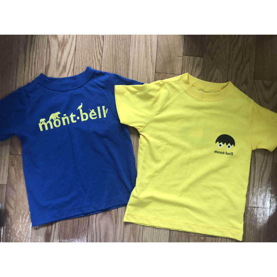 mont bell(モンベル)のmont-bell Tシャツ　2枚　100と110 キッズ/ベビー/マタニティのキッズ服男の子用(90cm~)(Tシャツ/カットソー)の商品写真