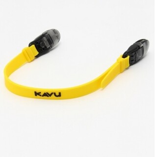 カブー(KAVU)の半額～無料可能 KAVU，カブーHAT CLIP/ハットクリップ/イエロー/新品(登山用品)