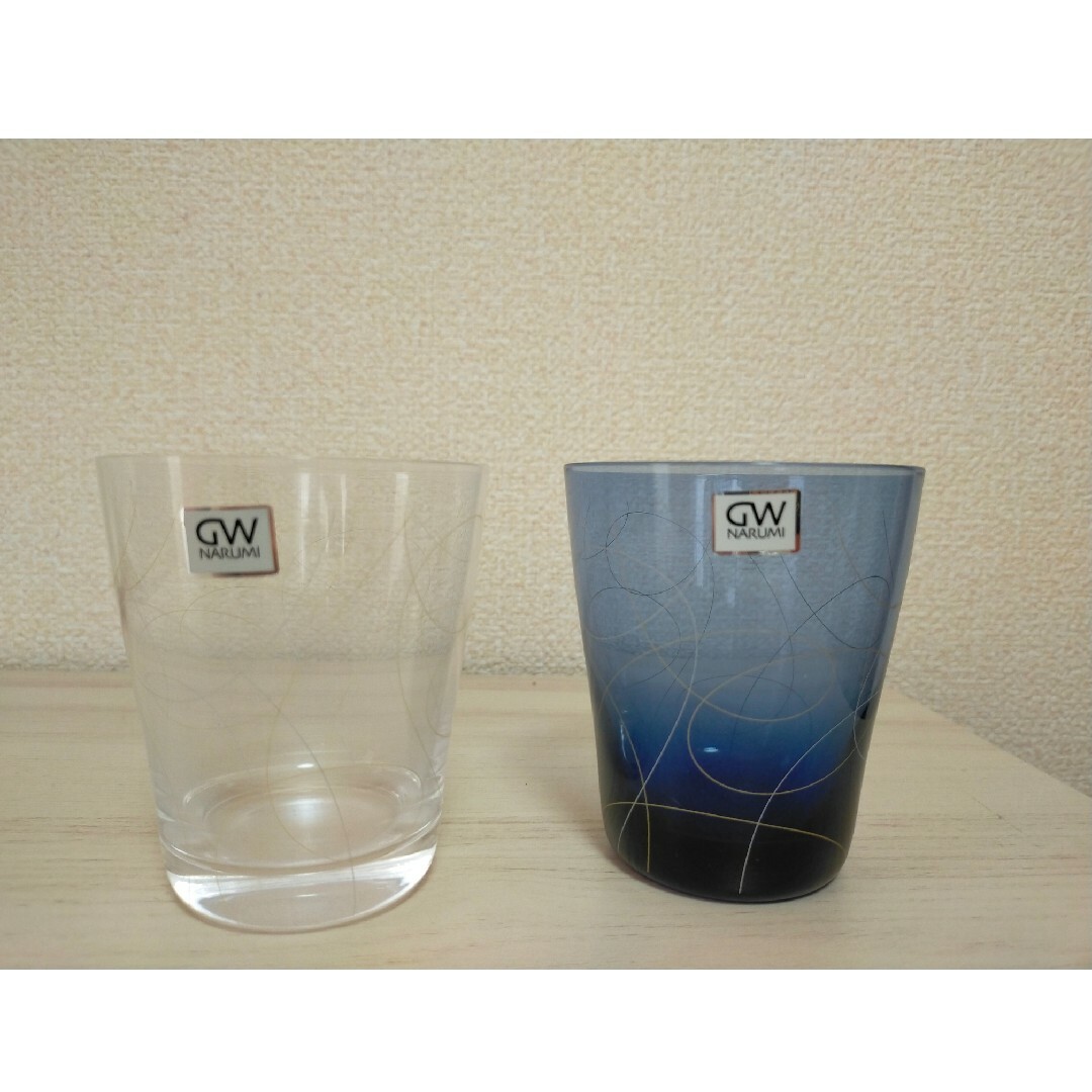 NARUMI(ナルミ)のペアグラス　新品未使用 glass works narumi インテリア/住まい/日用品のキッチン/食器(グラス/カップ)の商品写真
