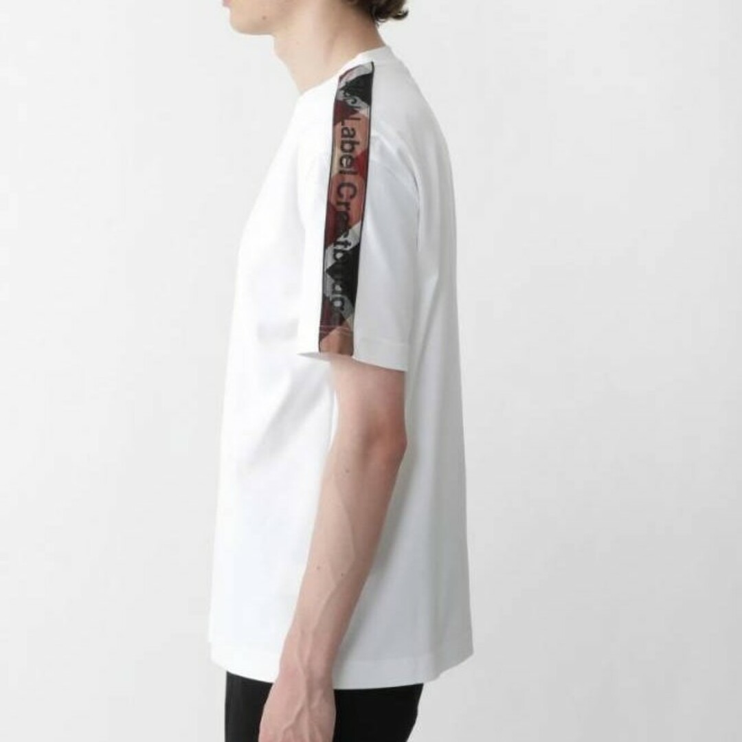 BLACK LABEL CRESTBRIDGE(ブラックレーベルクレストブリッジ)の【新品】ブラックレーベルクレストブリッジ　Tシャツ　白　L　バーバリー　584 メンズのトップス(Tシャツ/カットソー(半袖/袖なし))の商品写真
