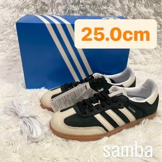 アディダス(adidas)のアディダス オリジナルス サンバ OG コアブラック ワンダーホワイト 25.0(スニーカー)