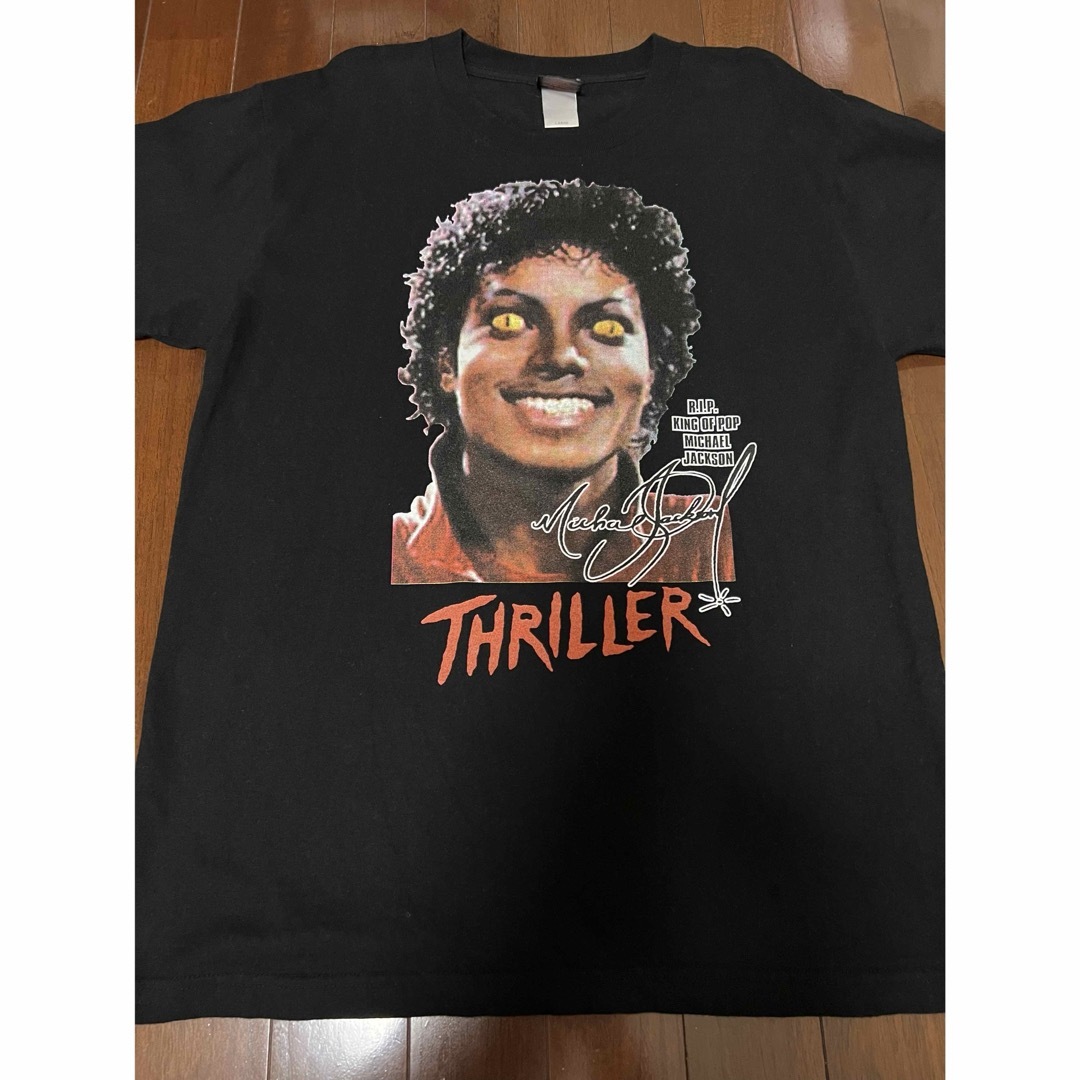 MUSIC TEE(ミュージックティー)のマイケルジャクソン Michael Jackson スリラー Tシャツ メンズのトップス(Tシャツ/カットソー(半袖/袖なし))の商品写真