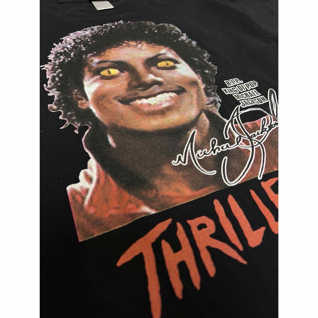 MUSIC TEE(ミュージックティー)のマイケルジャクソン Michael Jackson スリラー Tシャツ メンズのトップス(Tシャツ/カットソー(半袖/袖なし))の商品写真