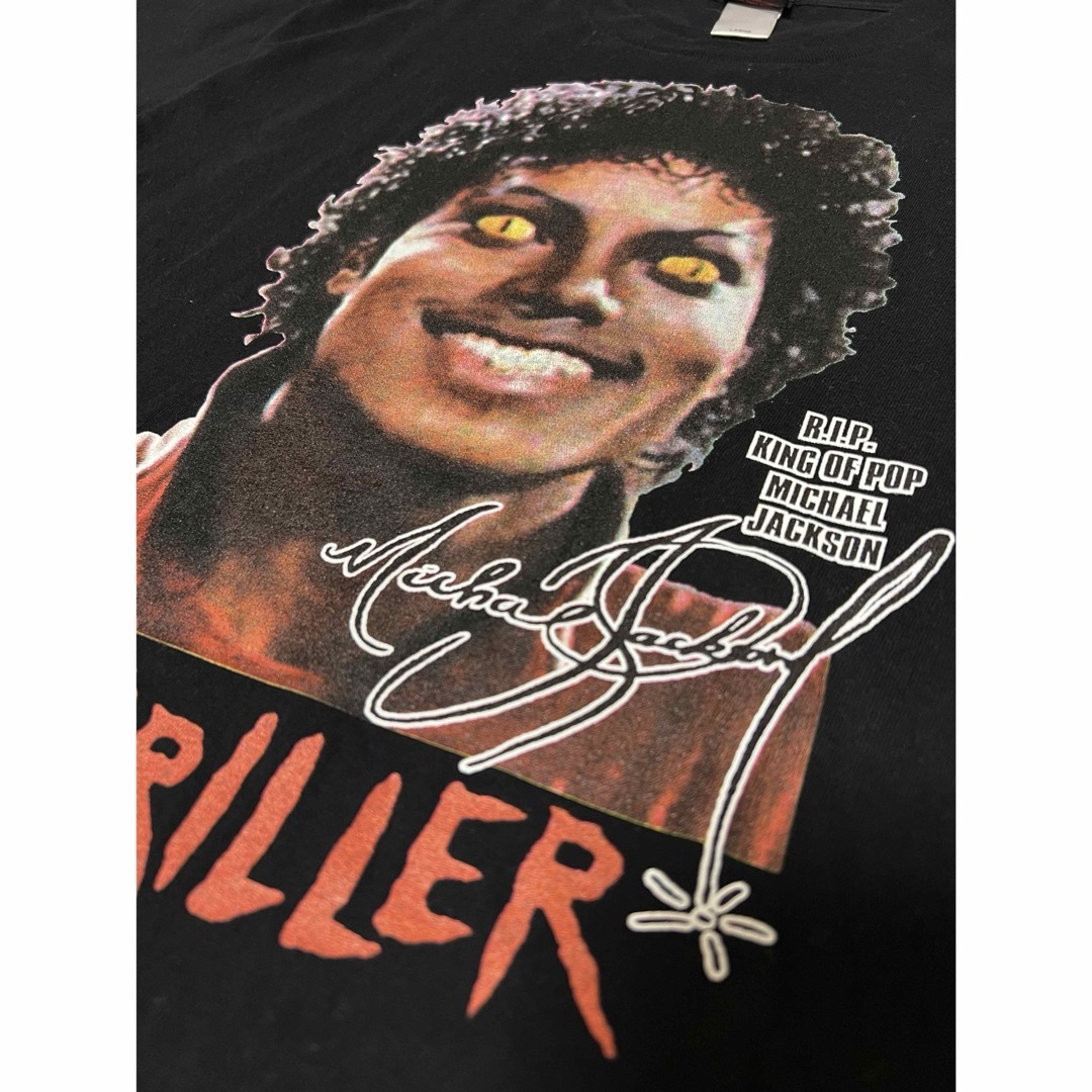 MUSIC TEE(ミュージックティー)のマイケルジャクソン Michael Jackson スリラー Tシャツ メンズのトップス(Tシャツ/カットソー(半袖/袖なし))の商品写真