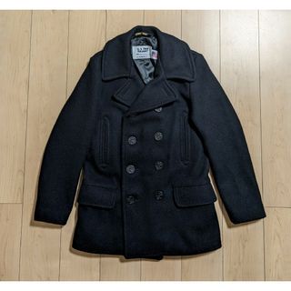 ショット(schott)のS 美品 SCHOTT ショット 782US 4ポケット Pコート ブラック 黒(ピーコート)