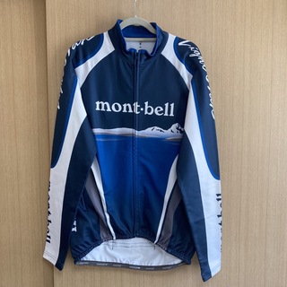 モンベル(mont bell)のモンベル/サイクルジャージ/長袖/ブルー系/Mサイズ(ウエア)