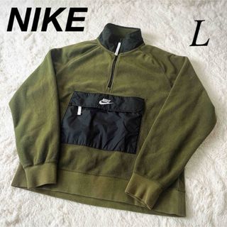 ナイキ(NIKE)のNIKEナイキ ハーフジップ フリース  CORE WINTER SE L 美品(スウェット)