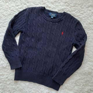 ポロラルフローレン(POLO RALPH LAUREN)のポロラルフローレン　キッズ　ニット　セーター　140　ネイビー(ニット)