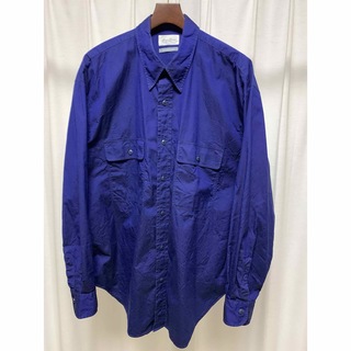 コモリ(COMOLI)のMarvine Pontiak Shirt Makers ワークシャツ ネイビー(シャツ)